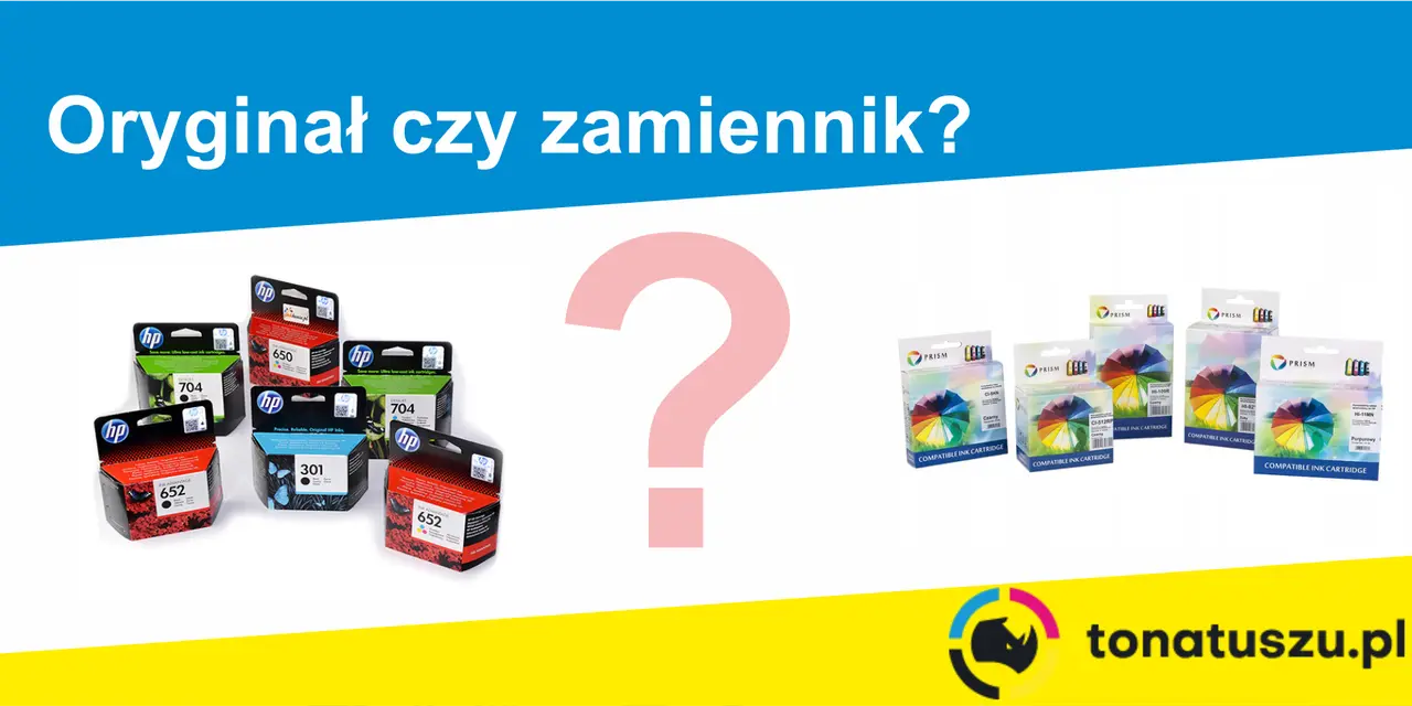 Oryginalne tusze HP do drukarki HP OfficeJet 6950 obok zamienników. Które wybrać?