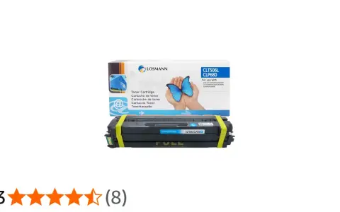 Toner do drukarki Samsung CLP-680ND, model CLT506L, w opakowaniu Losmann z motywem motyla.