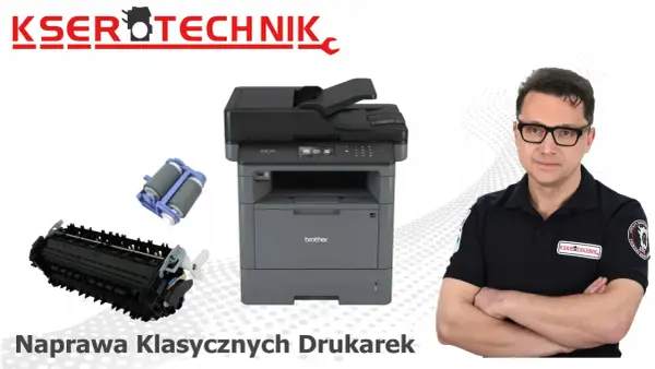 Komputer nie widzi drukarki Brother? Specjalista KSEROTECHNIK pomoże naprawić problem. Widoczna drukarka Brother, części zamienne i technik.